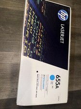 HP 655A Cyan LaserJet Toner Cartridge CF451A New Sealed picture