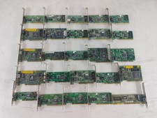 Vintage Linksys D-Link 3Com Netgear SMC PCI & ISA Lot of 25 RJ-45 Network Cards picture