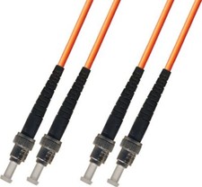 150M Multimode Duplex Fiber Optic Cable 50/125 ST Patch Cable Patch Cord Network picture