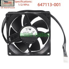 Lot 647113-001 Front Chassis Drive Bay Cooling Fan for HP Z820/Z840 Workstation picture