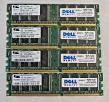 4GB Kit 4x1GB DDR1 400MHz PC-3200 Desktop RAM ProMOS V826765K24SAIW-D3 picture