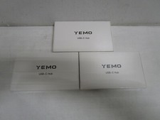 LOT OF 4 USB C Hub 3-YEMO 11-in-1 USB-C HUB W/ 4K HDMI & 1-EUASOO USB-C HUB PRO picture