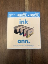 ONN Compatible with HP 950XL Black & 951XL C... Brand New  picture
