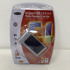Belkin Hi-Speed USG 2.0 8-in-1 Media Reader & Writer Transfer Photos Music Files picture