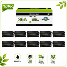 10pk CB435A 35A Toner Cartridge for HP LaserJet P1006 P1007 P1008 P1009 Printer picture