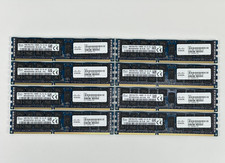 128GB Lot of 8x 16GB 2Rx4 PC3-14900R ECC DDR3 Server RAM Memory HP Cisco Dell picture