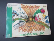 Atari 400/800/1200 Computer Playground 128 large pages Intro to Basic Book picture