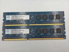 Nanya NT2GC64B88B0NF-CG 4GB (2 x 2GB) PC3-10600U DDR3 1333 Desktop Memory Works picture