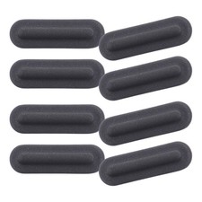 Black Rubber Laptop Feet Replacement Pads 8Pcs Adhesive Durable Anti Slip picture