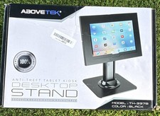 ABOVETEK Anti-Theft Adjustable Tablet Kiosk Desktop Stand TH-337B Black picture