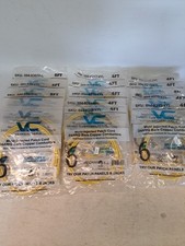Lot of 15 New Vertical Cable Cat6A Shielded Patch Cables Yellow 10x 4FT 5x 5FT picture