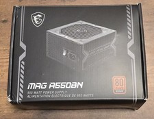 MSI MAG A550BN 550W 80 PLUS Bronze ATX PSU Black 24Pin 4+4 CPU 6+2 picture