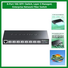 Compact 8-Port 10G Switch with Layer 3 Management - Perfect for High-Speed Tasks picture