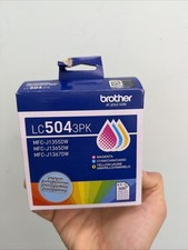 Brother Genuine LC5043PK Standard Yield Cyan, Magenta&Yellow Ink Cartridges 6/28 picture