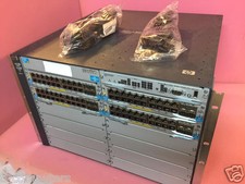 5412ZL J8698A 80G POE PORT AND 16 SFP PORTS 4 x J8705A 2 x J8712A w/rackear&cord picture