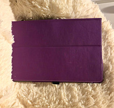 MoKo Purple/Gray Folding Folio Case for Tablet Integrated Stand picture
