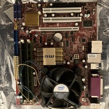 MSI MS-7592 G41M4-F LGA775 Motherboard with I/O Shield/CPU/RAM picture