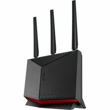 Asus RT-BE86U Wi-Fi 7 IEEE 802.11 a/b/g/n/ac/ax/be Ethernet Wireless Router picture