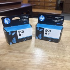 HP 950 Black Ink Cartridge Genuine OEM New Sealed Exp: June 2024 Malaysia Noir picture