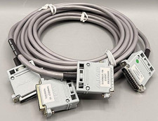 Lot 2 AMP DB25 Terminal Interface Cables Event Processor Serial DB25 NOS picture