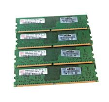 Lot of 4 Hynix 512 MB SO-DIMM (HYMP164S64CP6-Y5) 1x16 PC2 5300U-555-12 picture