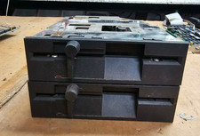 Good 2x IBM 5100 5160 5170 Newtronics D503V Floppy Drives 5.25 Black Front Bezel picture