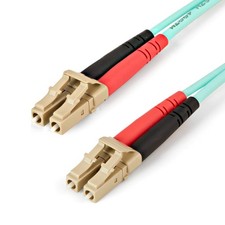 StarTech 450FBLCLC2 6Ft 2m LC/LC UPC OM4 Multimode Fiber Optic LSZH Jmp Cable picture