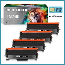 4PK TN760 Toner Cartridge for Brother TN730 MFC-L2710DW MFC-L2730DW MFC-L2750DW picture
