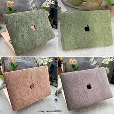 Carved Flower Leather Hard Case For Macbook Neo M5 Air 13 15 Pro 14 16 11 12 in picture