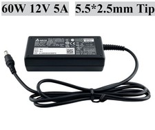 Genuine Delta 60W 12V 5A Charger AC Adapter 5.5*2.5mm Tip Power Supply picture