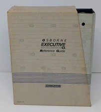 Osborne Executive Reference Guide Binder -  WordStar, SuperCalc, CP/M, CBASIC picture