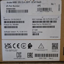 R8N87A HPE Aruba 6000 24G PoE 2SFP 370W Switch HPE NEW picture