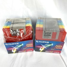 Fujifilm 25 NEW + 17 NOB Pk Color Floppy Discs 42 Pc 1.44MB 3.5