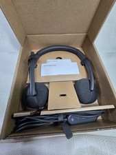37% OFF Dell WH3024 Pro Wired Headset USB-C/USB-A Over-Head Stereo Mic Black picture