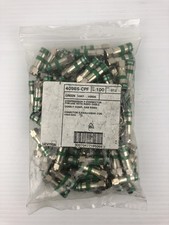 Leviton 40985-CPF Green Compression F-Connector - Lot of 100 picture