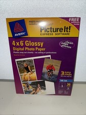 1 Pack Of Avery Photo Paper 8 1/2'' x 11'' Matte &  4'' x 6'' Glossy Paper New picture
