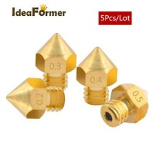 5Pcs MK8 Nozzle M6 thread upgrade More Capacity Big Nozzle for 1.75mm filament. picture