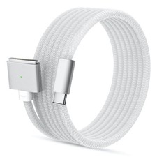 Ackno 140W USB C to Magnetic 3 Safe Charging Cable(2 M/6.6 6.6 feet, White  picture