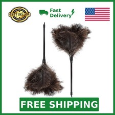 Daieeparty Natural Ostrich Feather Duster 14.9 inch Fluffy Mini Dusters | Han... picture