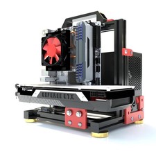 DIY Aluminium Pc Open Case Computer Chassis Test Bench Support Water Cooling ... picture