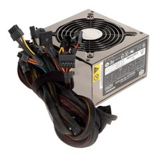 POWER SUPPLY COOLER MASTER RS-500-ASAA 500W ATX 20+4-PIN 6-PIN PCIe picture