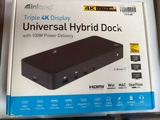 Inland Triple 4K Display Universal Hybrid Dock with 100W Power Delivery picture