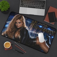 Black Canary Mouse Pad, XXL Gaming Desk Mat, Keyboard Pad, Gamer Gift picture