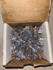 Platinum Tools EZ-RJ45 Cat5/5e Connectors — 50+ Pieces, Pass-Through, New picture