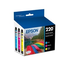 EPSON 220 DURABrite Ultra Ink Standard Capacity Color Combo Pack (T220520-S) Wor picture
