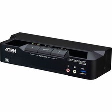 ATEN 2-Port USB 3.0 8K DisplayPort Dual-Display KVMP Switch (Cables included) picture