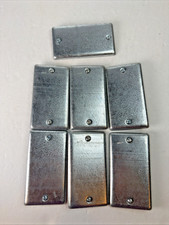 Raco 860 Blank Box Cover Face Plate Galvanized LOT OF 7 picture