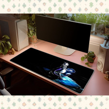 Pokemon Mewtwo Psychic Aura Sphere Desk Mat Mouse Pad Anime Gaming Large picture