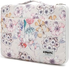 Floral 360° Heavy Duty Laptop Sleeve Bag Cover for 14 inch MacBook Pro & More picture