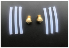FlashForge Finder, QIDI TECH X-Plus/X-Max, 2 Nozzles +6 Teflon Tubes Replacement picture